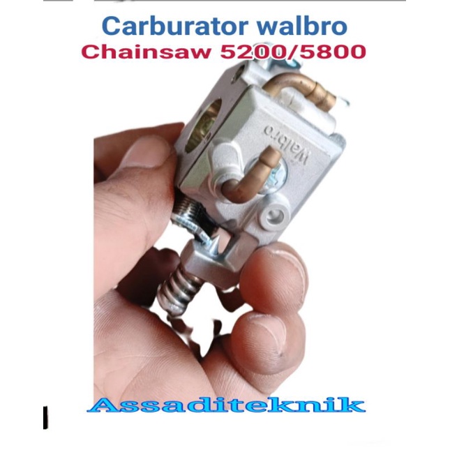 karburator carburator walbro nepel kuningan chainsaw 5200.5800.568
