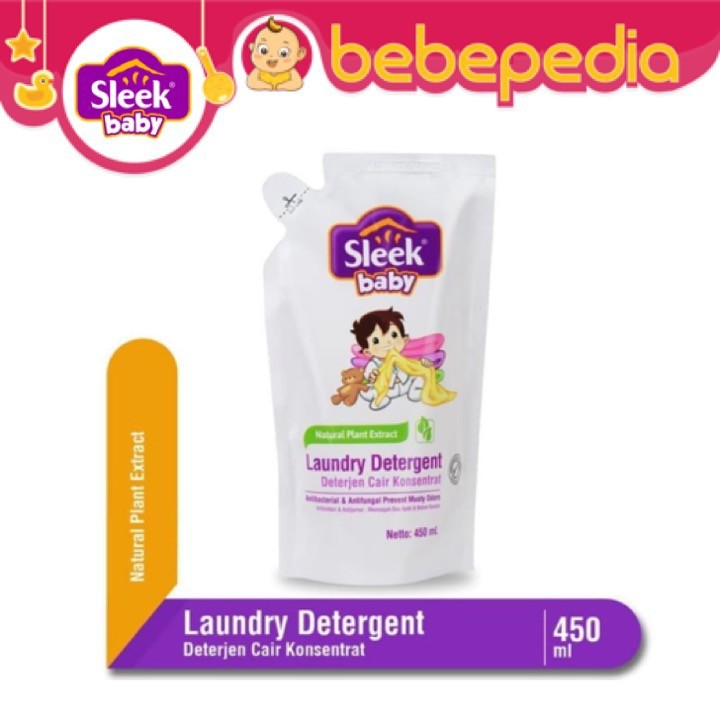 Sleek Baby Laundry Deterjen / Bottle Cleanser Cair Refill 450ml 150ml