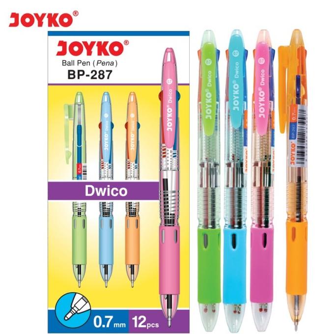 

$$$$] Bolpen Joyko Dua Warna BP-287 Dwico 0.7mm