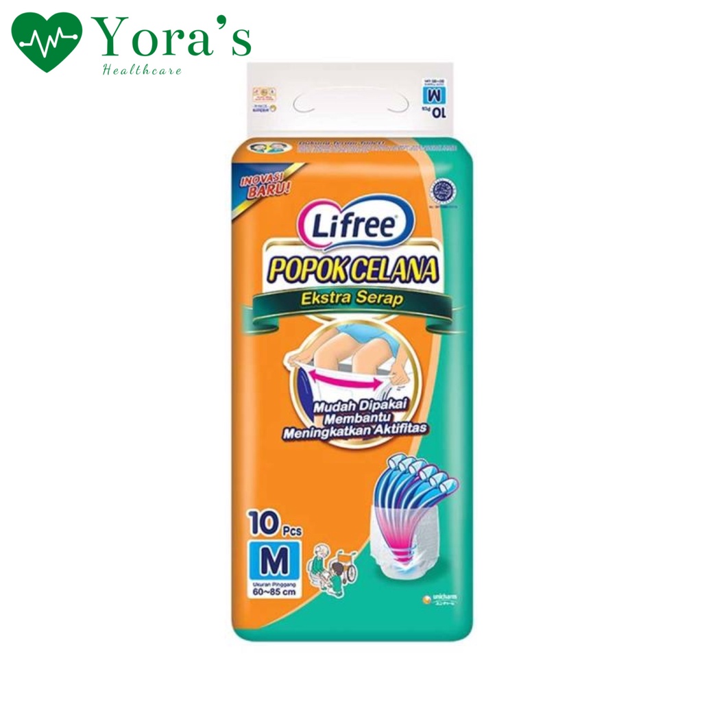Lifree Pants Extra Serap M isi 10 Pcs Popok Dewasa