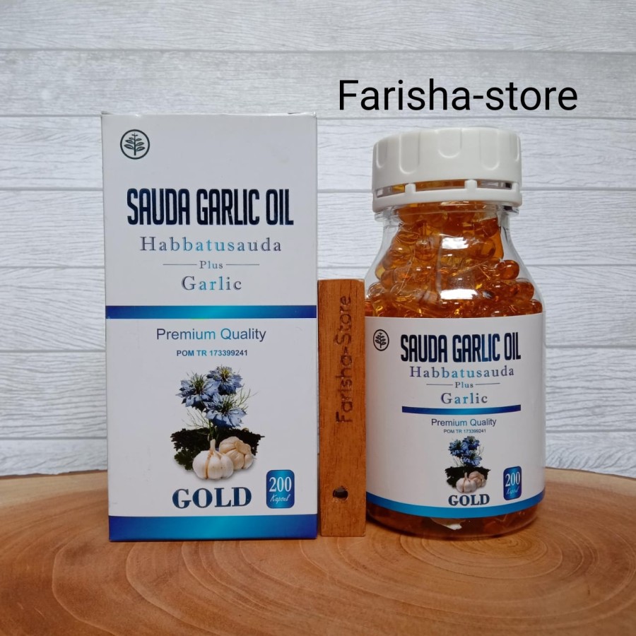 sauda garlic oil gold 200 kapsul
