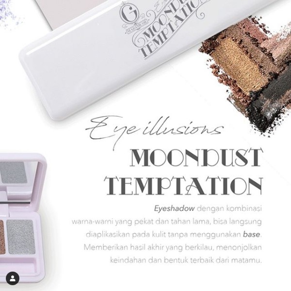 ★ BB ★ MADAME GIE Eeyeshadow Moondust Temptation