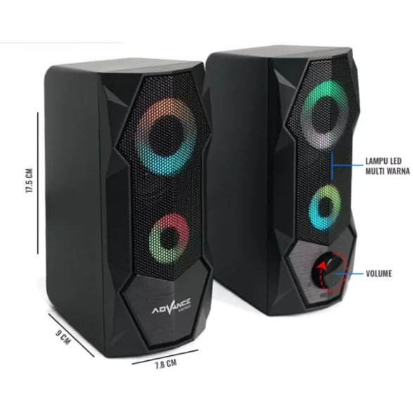 Speaker Gaming Advance CLS-103 RGB CLS103