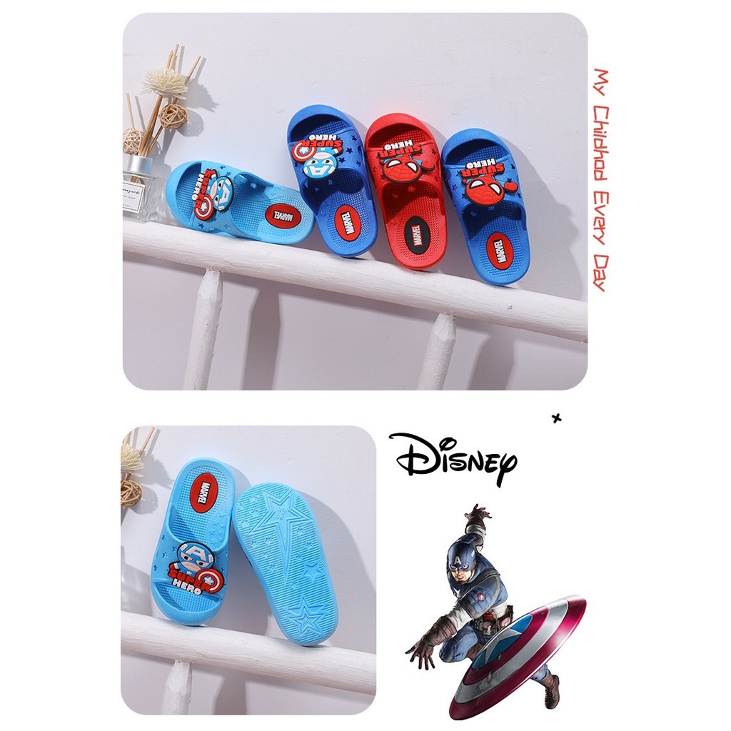 SANDAL ANAK PEREMPUAN SANDAL SLOP DISNEY MARVEL SANDAL TIDUR ANTI-SLIP SM