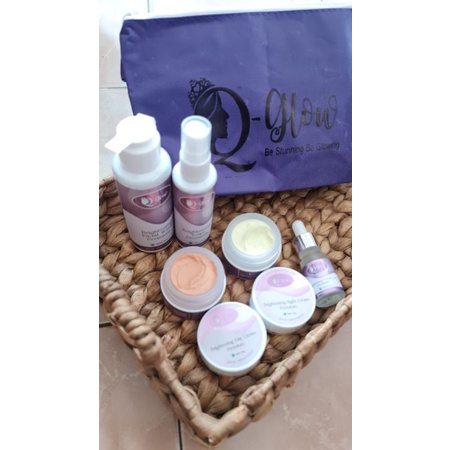 COD Q GLOW SKINCARE FREE ONGKIR + GIFT HADIAH paket skincare OPEN RESSELER DROPSHIP BPOM/ klinik waj