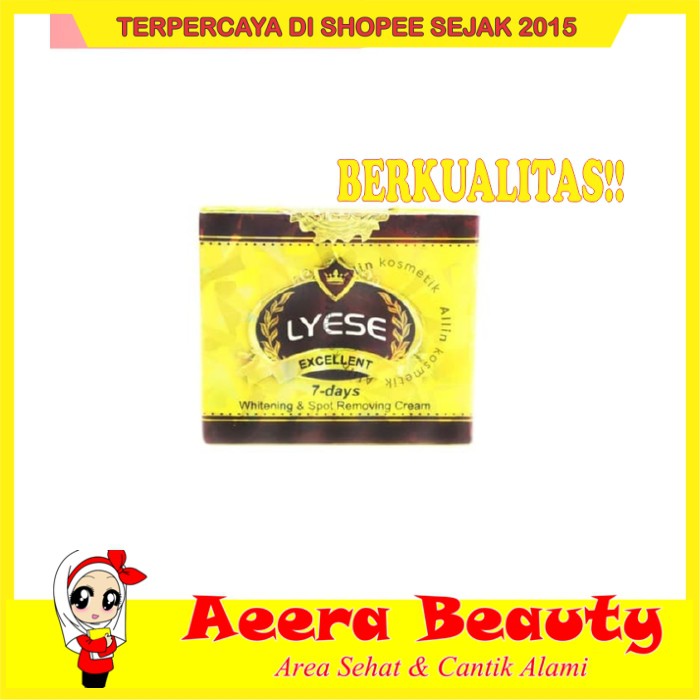 GRATIS ONGKIR CREAM LYESE DAY / LYESSE SIANG AK0339