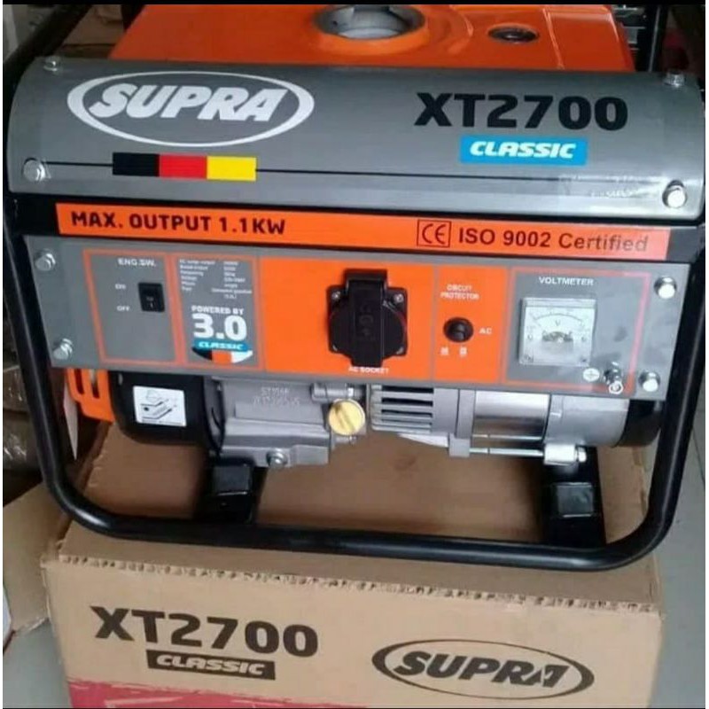 Mesin Genset 4 Tak Bensin 1000 Watt Supra XT2700