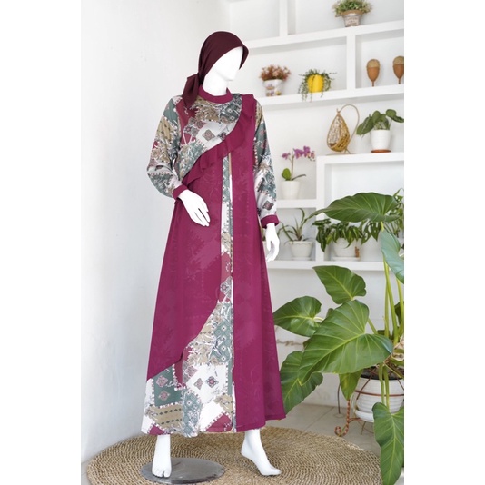 Baju Gamis Wanita Luhana LL 012