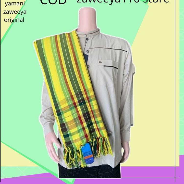 sorban al yamani sorban yaman syal rida yaman original qualiti {GUY.01Jn22e}