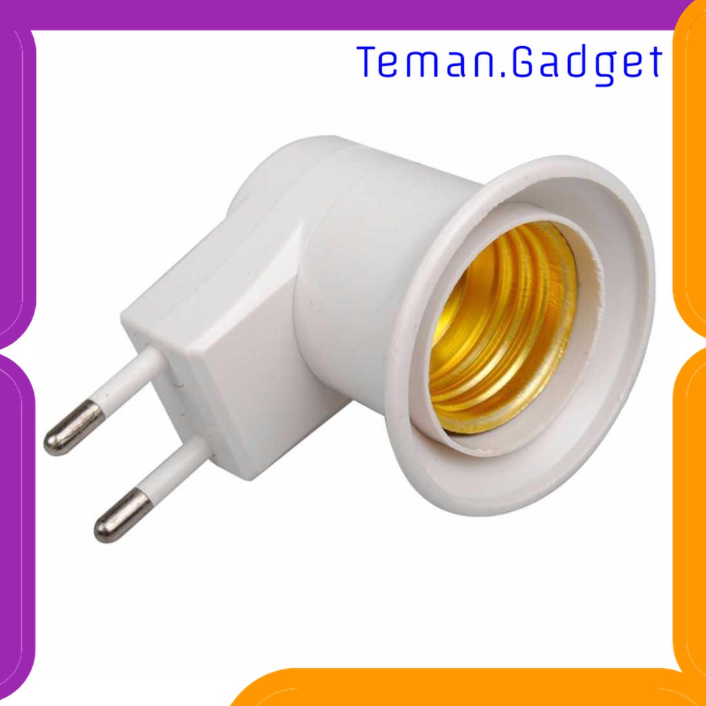 TG-DG116 FITTING E27 LAMPU BOHLAM PORTABLE EU PLUG