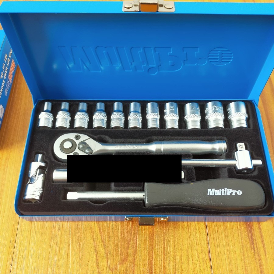 HEAVY DUTY MULTIPRO kunci socket set 17pcs