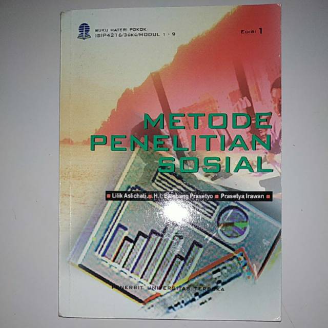 Modul Universitas Terbuka Metode Penelitian Sosial Isip4216 3sks Shopee Indonesia