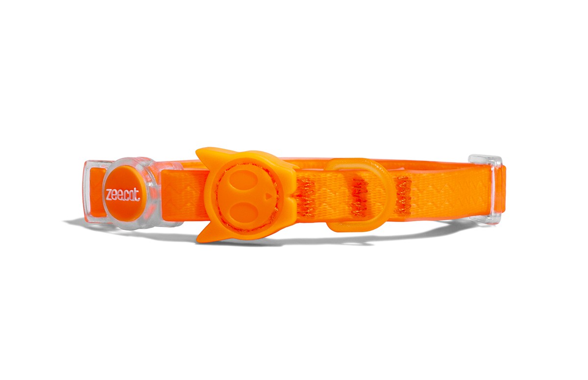 

ZEECAT Neopro Tangerine Cat Collar