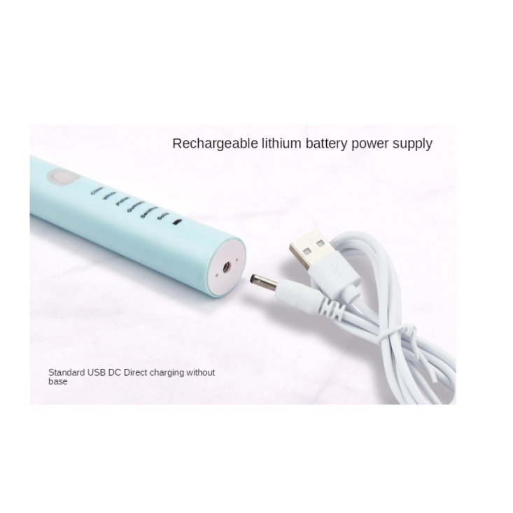 Sikat Gigi Elektrik Electric Toothbrush Waterproof IPX7 Baterai Cas charger