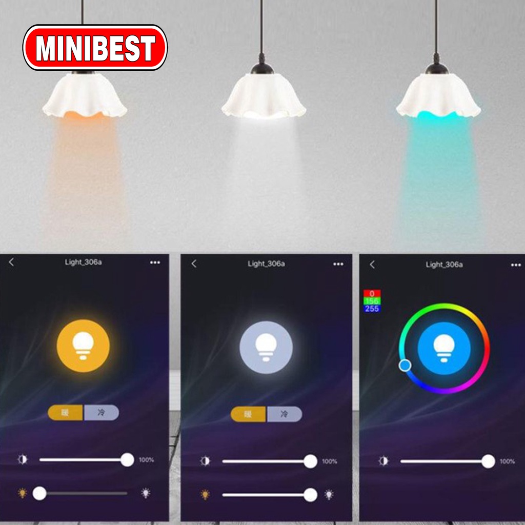 [MB] SMART LED RGBWW 12 WATT / BOHLAM WIRELESS BLUETOOTH / LAMPU RGB LED / SMART BULB