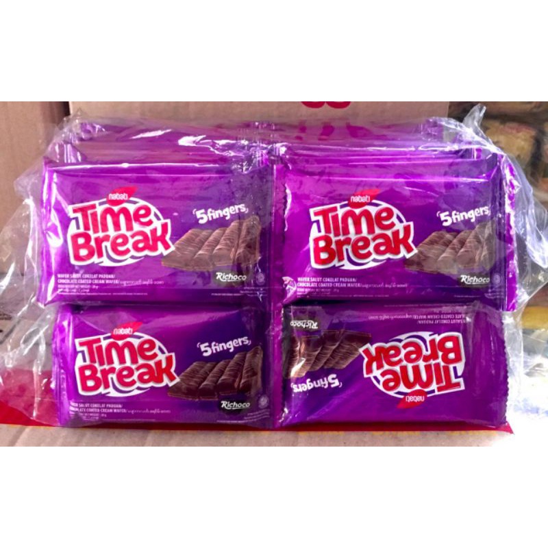Wafer Nabati Time Break 1 Pack isi 10 Pcs