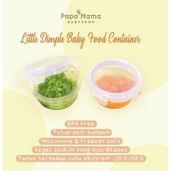 Little Dimple Baby Food Container