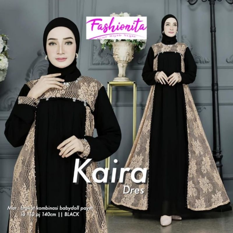 GAMIS KAIRA//DRESS KAIRA//GAMIS WANITA TERBARU