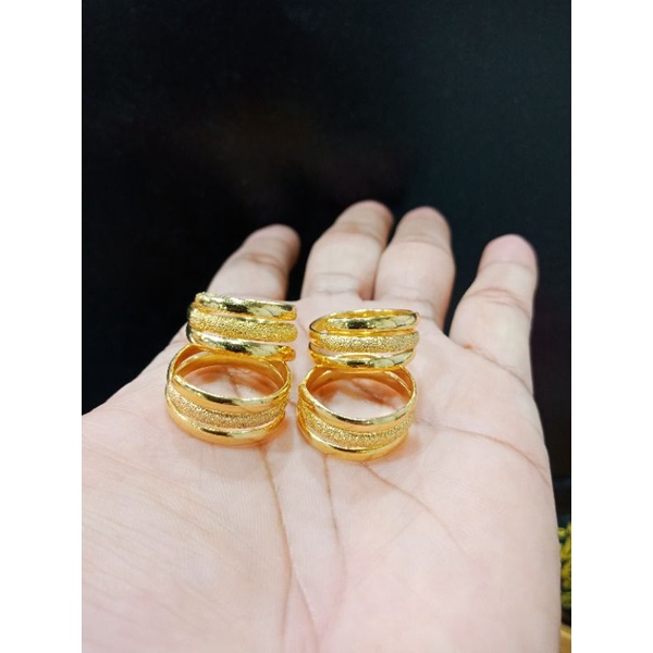 cincin emas penang pasiran asli mirip emas murni