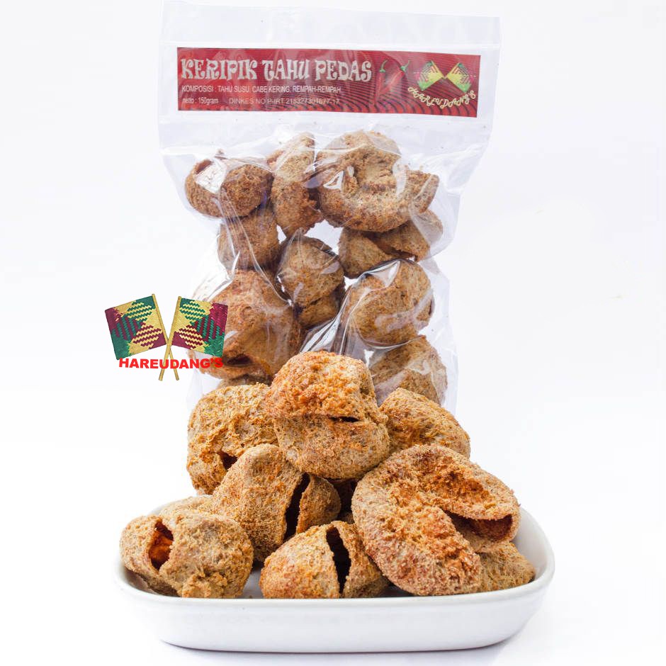 

KERUPUK TAHU PEDAS - KERIPIK TAHU PEDAS HAREUDANG'S