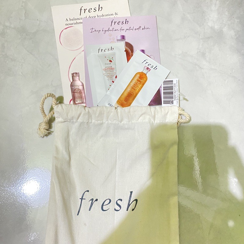 FRESH Sample Kit ( sabun - toner - serum )