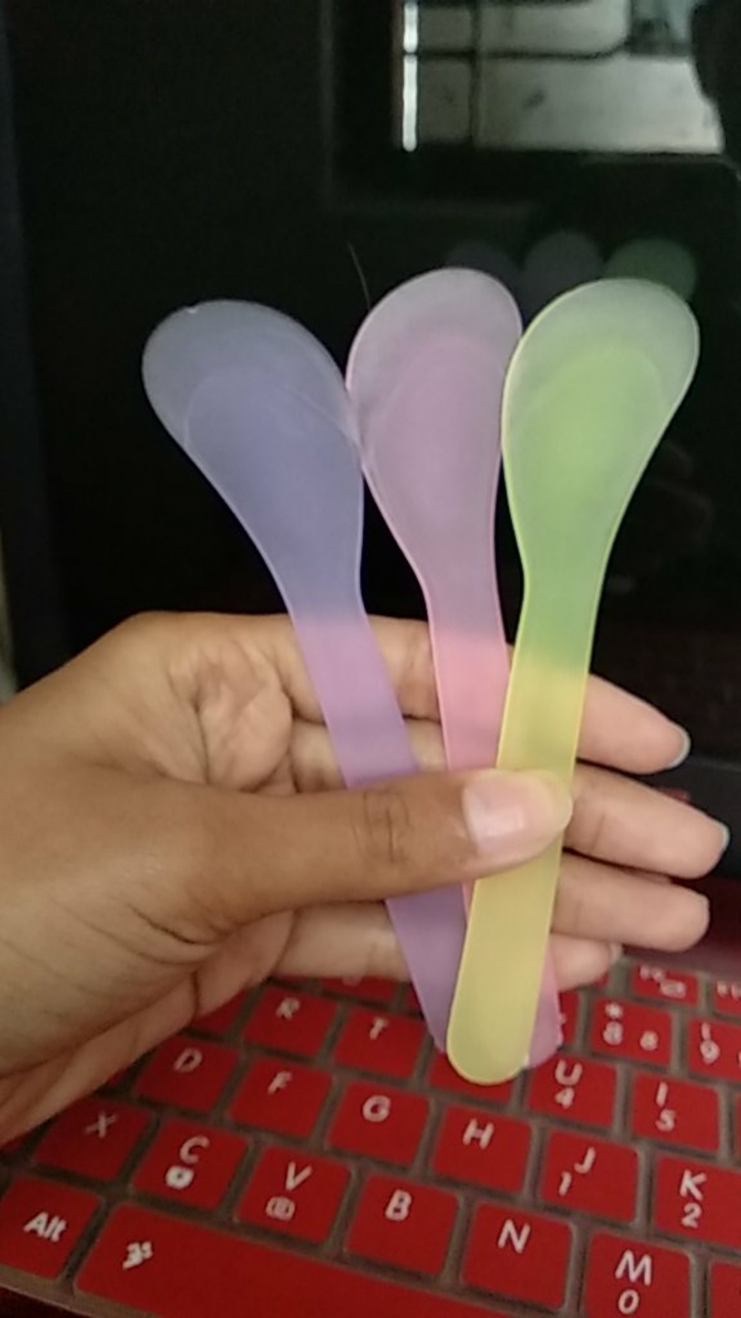 Spatula Plastik Tebal Pengaduk Masker | Spatula Cream Spatula Mini