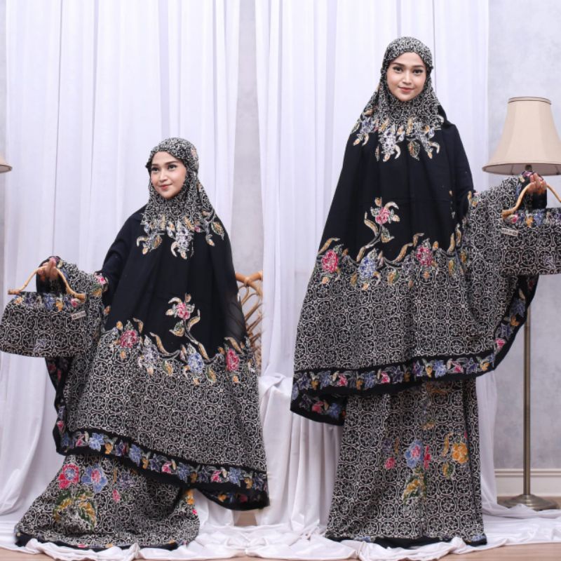 DISKON Mukena batik encim size jumbo DISKON