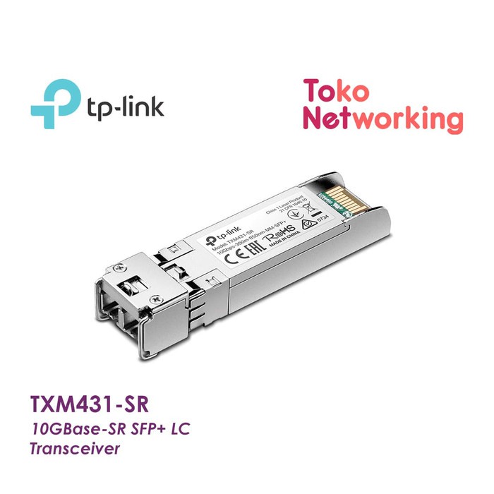 TP-LINK TXM431-SR 10GBase-SR SFP+ LC Transceiver TPLINK TXM431 SR