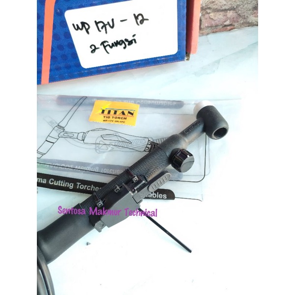 TITAN WP 17 3M Tang Stang Las Argon Tig Torch Pencet Putar WP17 3 M