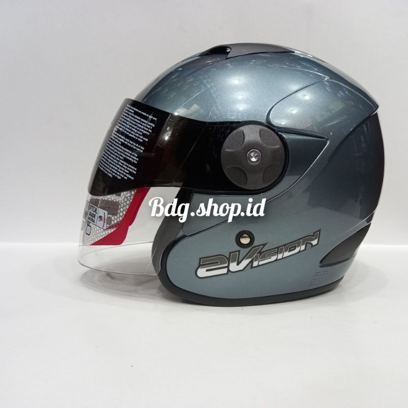 Helm kyt 2 vision solid halpace-Allgrey