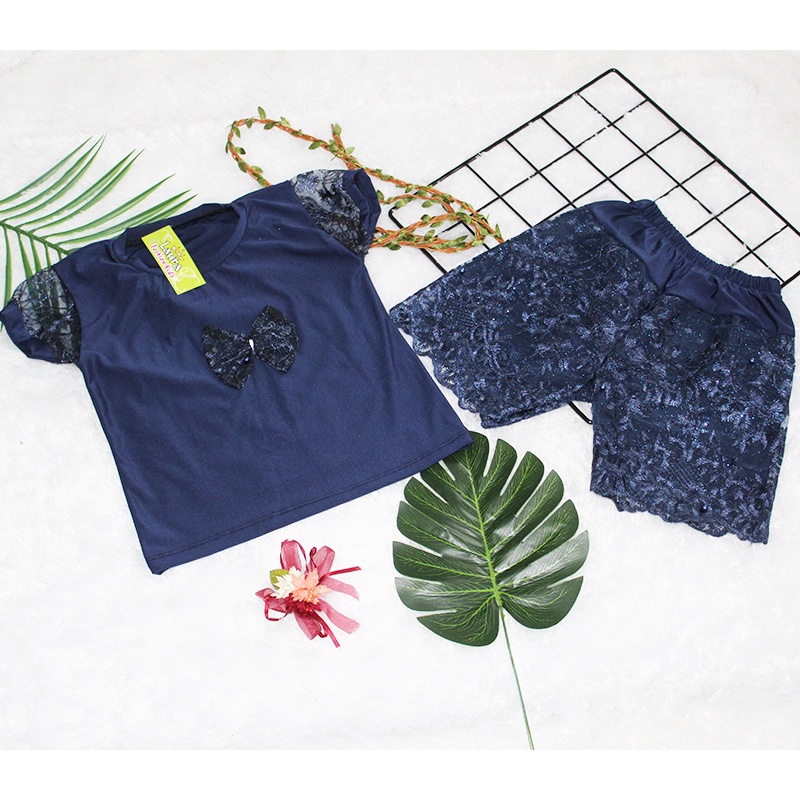 THR-Setelan Brukat celana Rok /setelan celana brukat