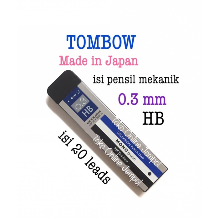 

Kusus Hari Ini 0,3 Hb Isi Pensil Mekanik Mono 032154 Tombow Mechanical Lead Atk1151Tw Hot Sale