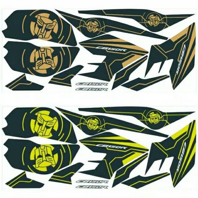 STRIPING CB150R / CB 150 R 2016 2017 ALL NEW STREETFIRE VARIASI HONDA STICKER LIST MOTOR