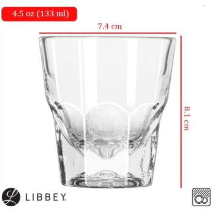 Rocks Glass/ Sloki Glass/ Gibraltar Glass/ Whiskey Glass Wiski 133ml - LIBBEY 15248