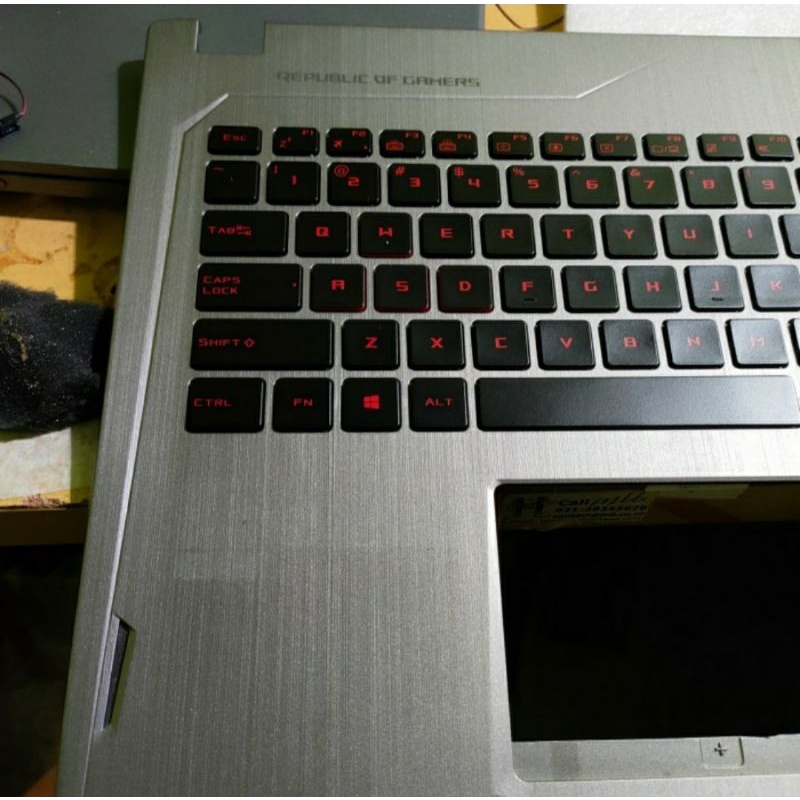 keyboard frame asus rog gl502vmk 100% testerd normal