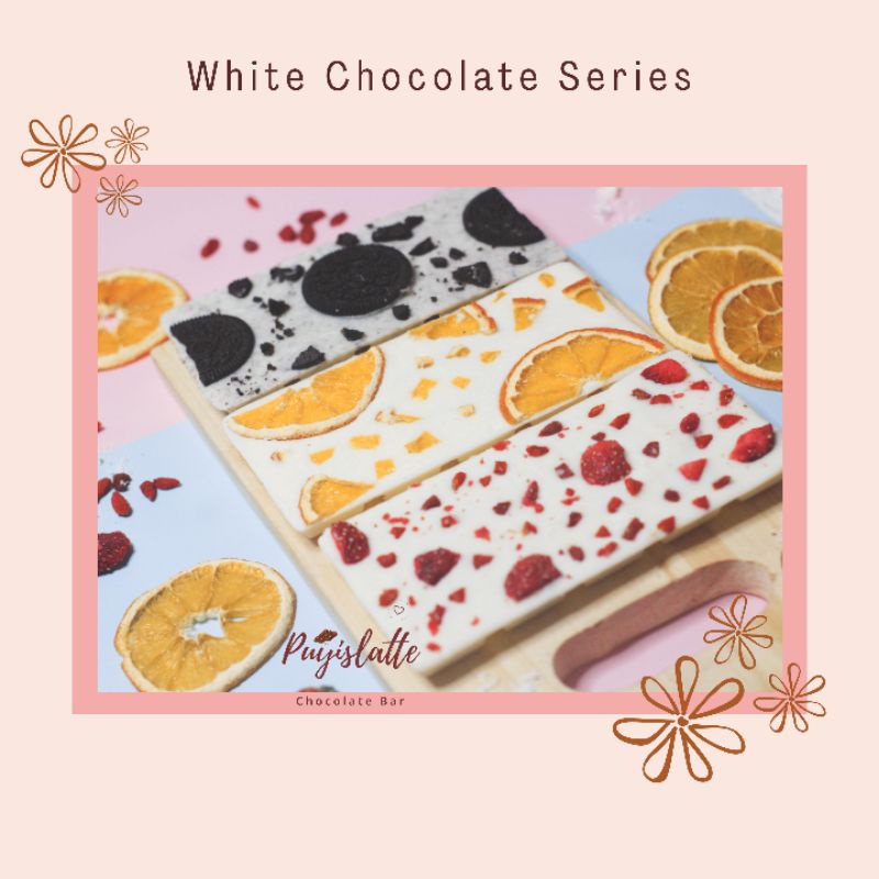 

Chocolate Bark white series BIG SIZE / HADIAH COKLAT / KADO COKLAT / HAMPERS COKLAT