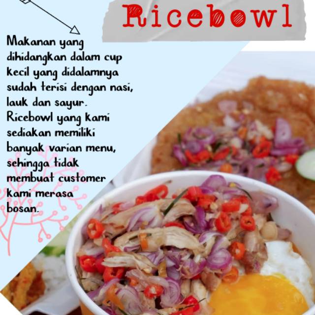 

Ricebowl Dapur Valentino - Harga perporsi - Murah Meriah - Tangerang