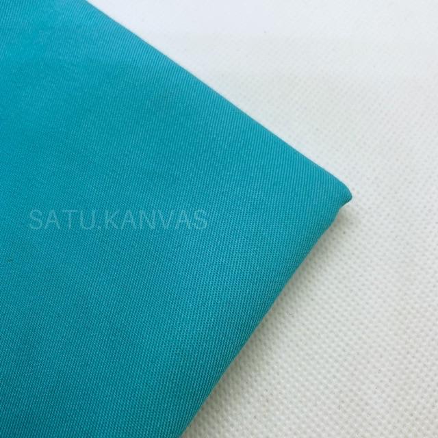 Kain AMERICAN DRILL SAVERO / bahan kain seragam-Biru turquise