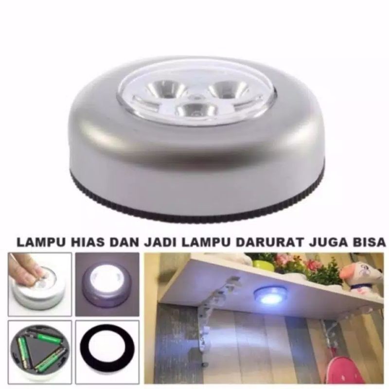 LAMPU EMERGENCY LED 3 MATA