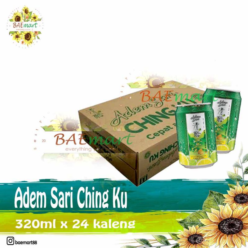 Adem Sari Ching Ku kaleng 320ml per Dus isi 24