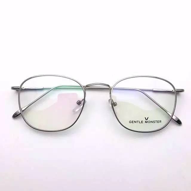 Frame kacamata besi Kotak Trendy 8261 Paket Frame + Lensa | kacamata minus | antiradiasi Termurah