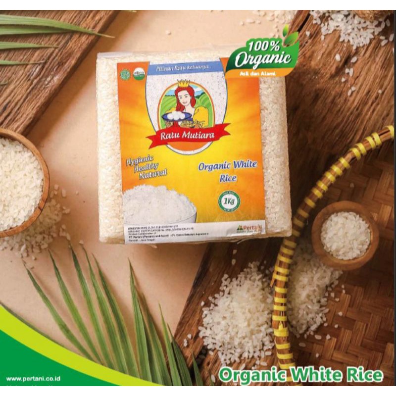 

beras organik putih
