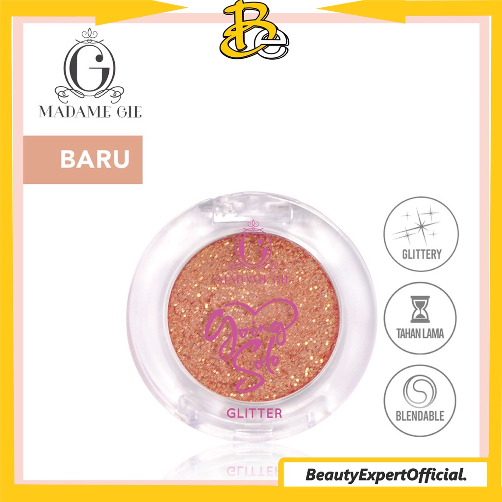 ⭐️ Beauty Expert ⭐️ NUZ - Madame Gie Going Solo Glittery Pressed Eyeshadow MakeUp