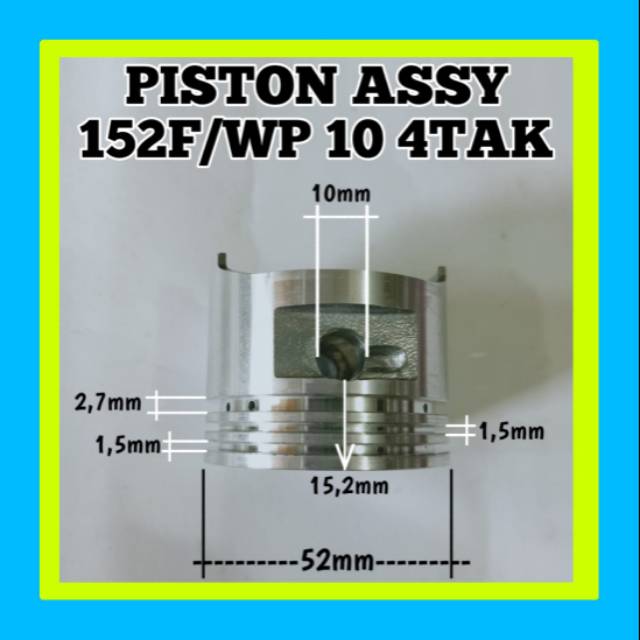 PISTON ASSY 152F/WP 10 4TAK