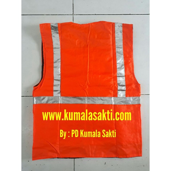 Rompi Proyek Parasit Oren - Hijau - Biru Polos | Rompi Parkir | Rompi Safety | Rompi Touring | Rompi Vest | Rompi Lapangan Oren Hijau Biru | Sepatu Safety | Helm Proyek