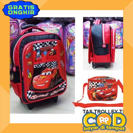 Troli Anak Cowok Tk - Sd Captain Amerika 14" Aam Tas Troli Anak Perempuan Tas Sekolah Anak Sd Tas Ko