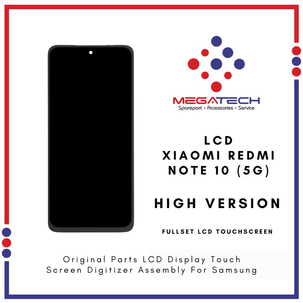 LCD Xiaomi Redmi Note 10 5G Fullset Touchscreen