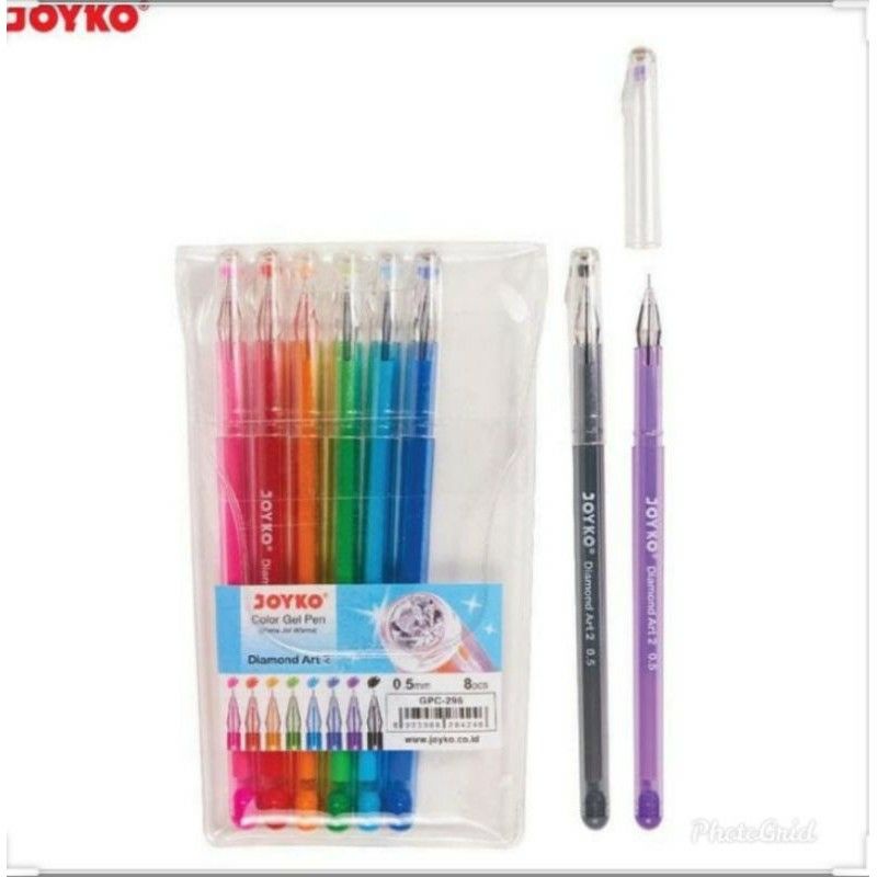 

Gel Pen Color Diamond Art 2 Joyko GPC-296 0.5mm ( Pcs )