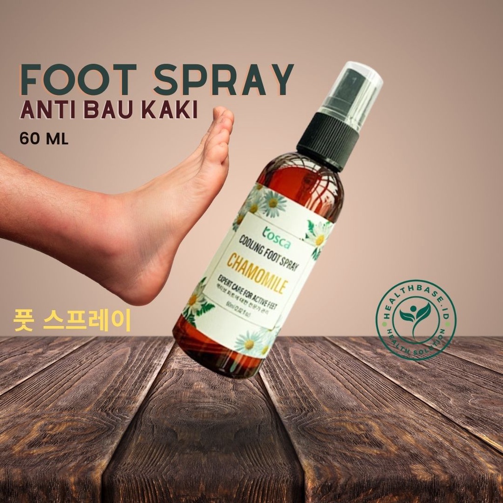 Obat Penghilang Bau Kaki Tosca Cooling Foot Spray