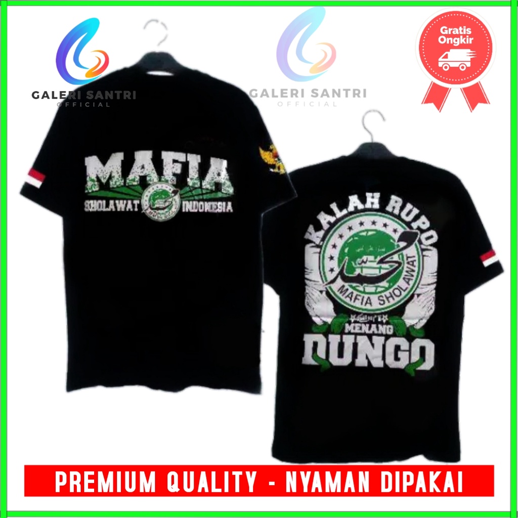 Kaos Mafia Sholawat Lengan Pendek/Kaos Mafish Sholawat Ori/ Kaos Mafia Sholawat Murah/Kaos Mafish